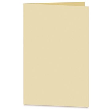 Open in modal - Arturo Vertical Folded Card - 6-1/2" x 9", Buttercream, Medium Greeting, Package of 100