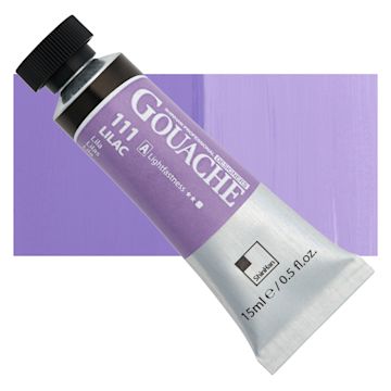 Open in modal - ShinHan Professional Designers Gouache - Lilac, 15 ml tube and swatch