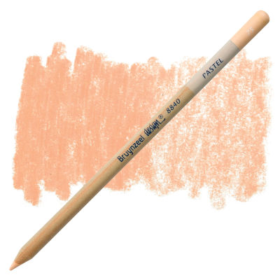 Bruynzeel Design Pastel Pencil - Light Flesh 75 (pencil and swatch)