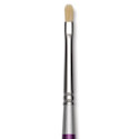 Silver Brush Silver Silk 88 White Goat Hair Mop - Short Handle, Mini Mop, 1/8