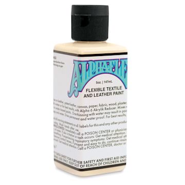 Open in modal - Alpha6 AlphaFlex Textile and Leather Paint - Ivory, 147 ml, Bottle