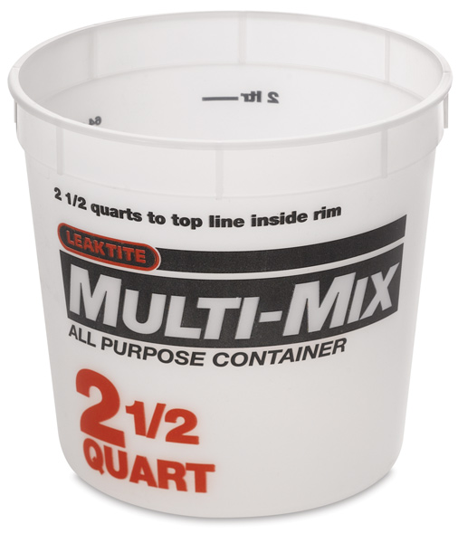 Leaktite Multi-Mix Plastic Container, 1 qt