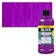 Blick Student Tempera Paint - Fluorescent Violet, 16 oz Bottle and swatch
