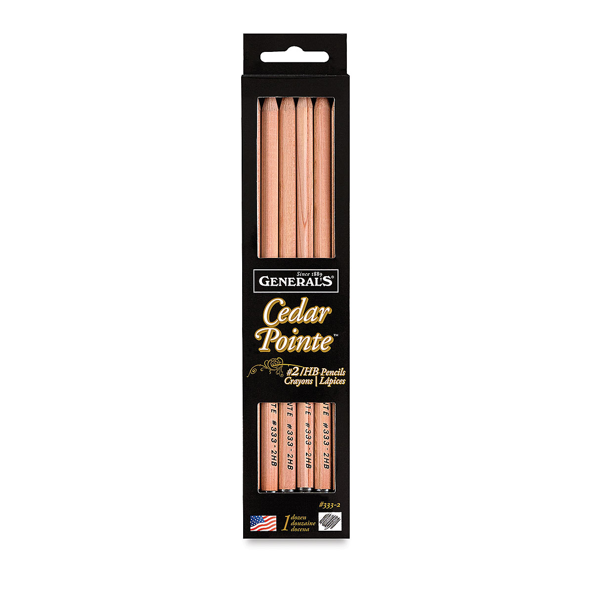 General's Cedar Pencils - No. 2, Box of 12