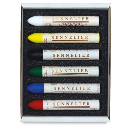 Sennelier Artist Oil Pastel 12 Set Iridescent Colors