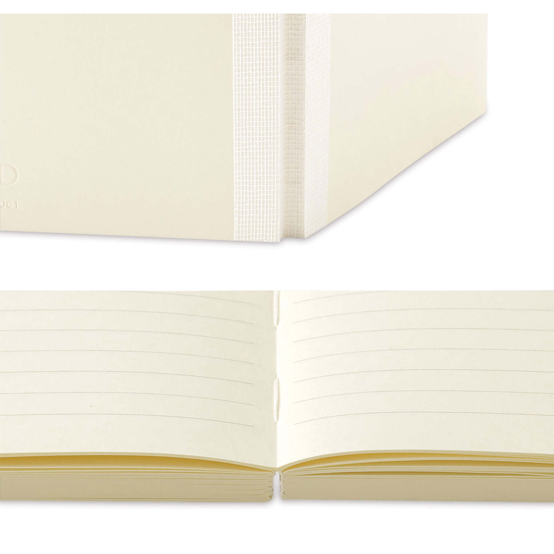 Midori MD Notebooks - A7, Lined, White | BLICK Art Materials