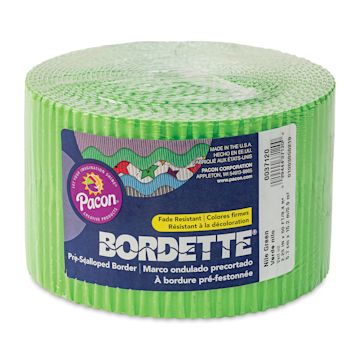 Open in modal - Bordette Scalloped Border - 2-1/4" x 50 ft, Nile Green
