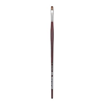 Open in modal - Da Vinci Grigio Synthetic Brush - Flat, Long Handle, Size 6