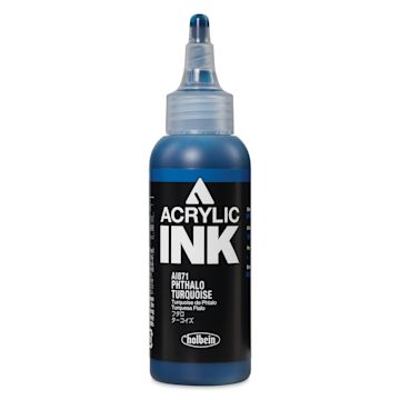 Open in modal - Holbein Acrylic Ink - Phthalo Turquoise, 100 ml