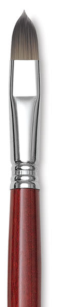 Utrecht Synthetic Sablette Brush - Short Handle, Wash, Size 1/2