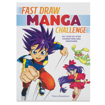 Fast Draw Manga Challenge - Front cover of Book
