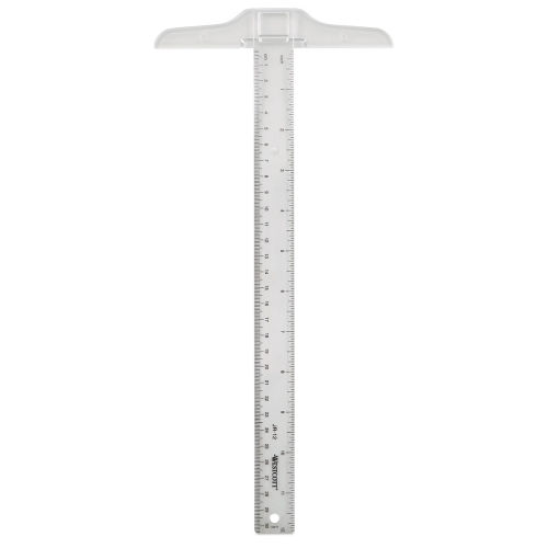  Westcott Clear Flexible 12 Acrylic Metric Ruler (500