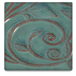 Amaco Opalescent Glaze - Pint, Turquoise