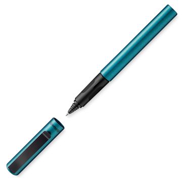 Open in modal - Pelikan Pina Colada Rollerball Pen - Petrol cap off