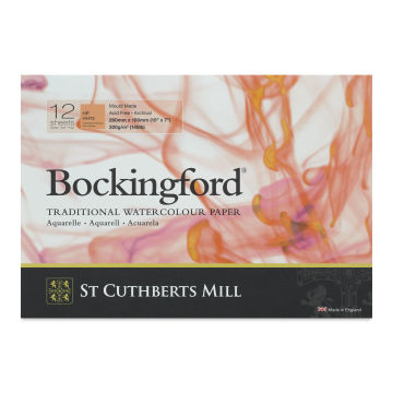 Bockingford Watercolor Gluebound Pad - Hot Press, 10" x 7" (front cover)