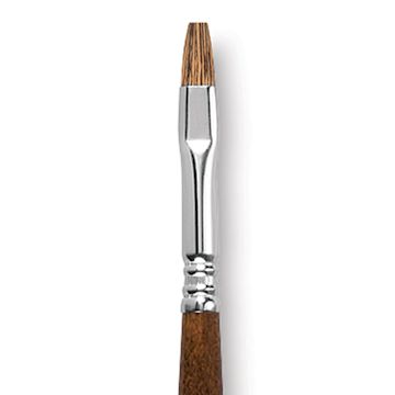 Open in modal - Escoda Versatil Brush - Bright, Size 8, Long Handle close up