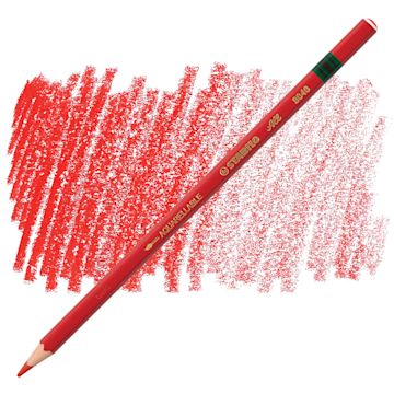 Open in modal - Stabilo Colored Marking Pencil - Red pencil and swatch