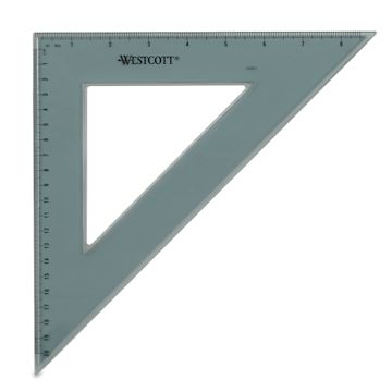 Open in modal - Westcott Triangles - Single 8" 45/90 Triangle showing calibrations