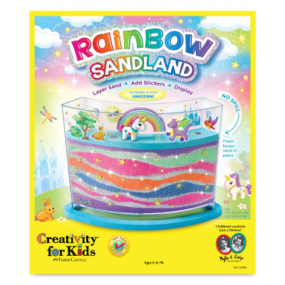 Creativity for Kids Rainbow Sandland Kit (front of packaging)