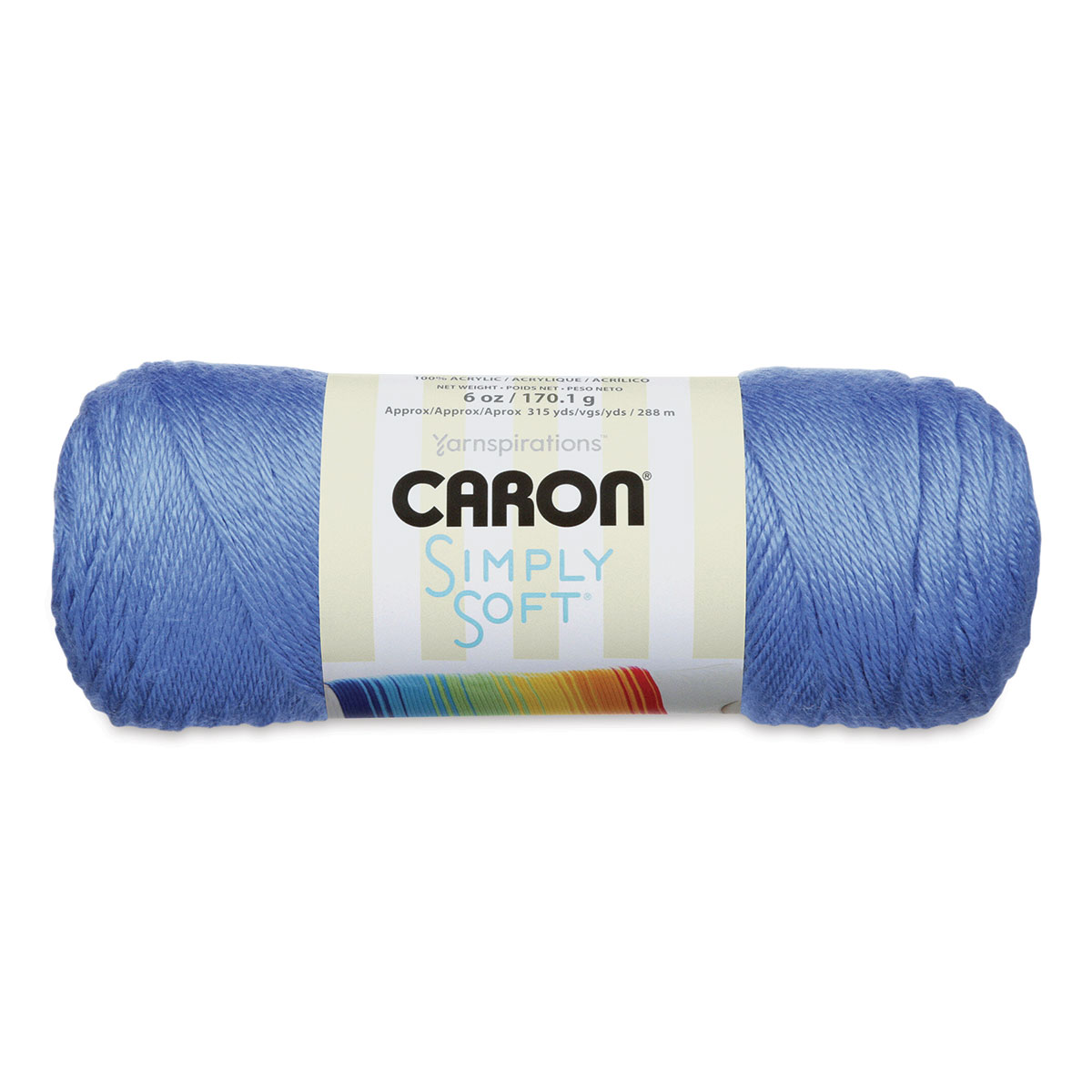 Caron Simply Soft Brites Yarn - Berry Blue