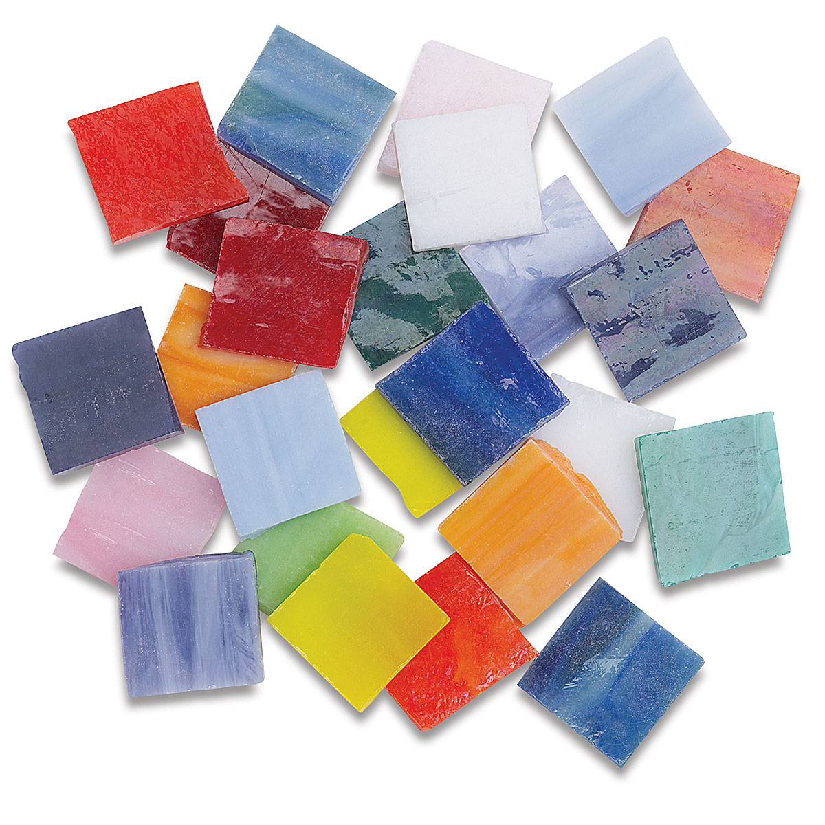 784 Pieces Colorful Ceramic Mosaic Tiles for Crafts, Tiny Square Glazed  Porcelain Pieces Sheets for Mosaics 