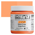 Golden SoFlat Matte Acrylic Paint - Medium Orange, 118 ml, Jar