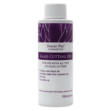 Open in modal - Studio Pro Glass Cutting Oil, front of bottle