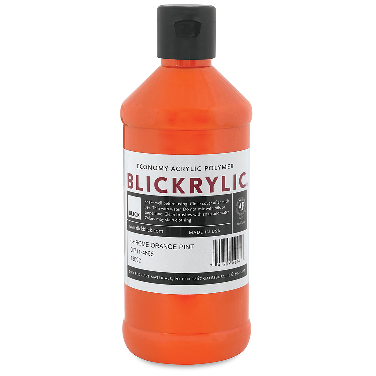 Blickrylic Student Acrylics - Basic Color Set, Pack of 6, Pints