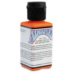 Alpha6 AlphaFlex Textile and Leather Paint - Dark Orange, 74 ml, Bottle