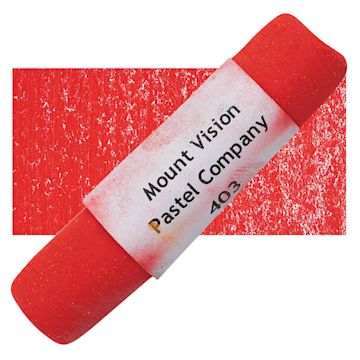 Open in modal - Mount Vision Handmade Pastel - Reddish Orange 403 pastel and swatch