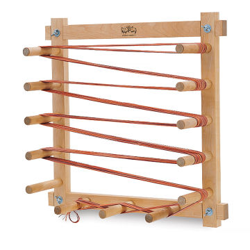 Schacht Warping Board - Shown upright with yarn, not included
