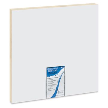 Open in modal - American Easel Gessoed Wood Painting Panel - 30" x 30", 1-5/8 Deep Cradle