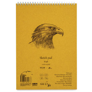 SMLT Arts Kraft Wirebound Sketch Pad - 5-7/8" x 8-1/4", 60 Sheets