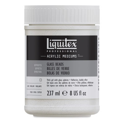 Liquitex Effects Glass Beads Medium, 8 oz jar