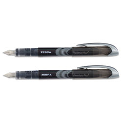 Zebra Zensations Fountain Pens - Set of 2, Black