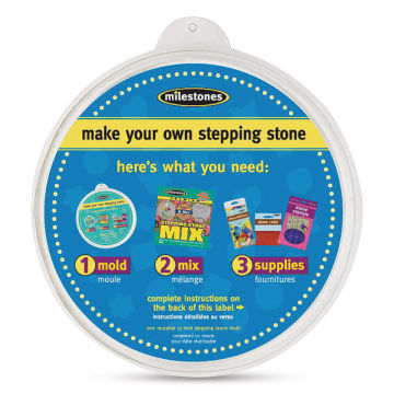 Milestones Reusable Mold - Front of Plastic Circle package with label