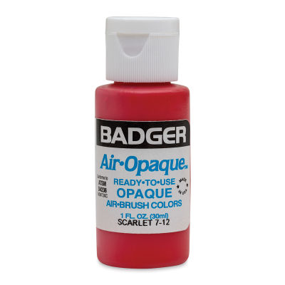 Badger Air-Opaque Airbrush Color - 1 oz, Scarlet