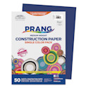 Pacon Sunworks Construction Paper - Bright Blue, 9" x 12", Pkg of 50 Sheets