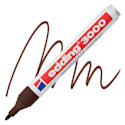 Edding Permanent Marker - Dark Brown, 3000, Bullet Nib
