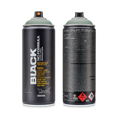 Montana Black Spray Paint - Mist, 400 ml can