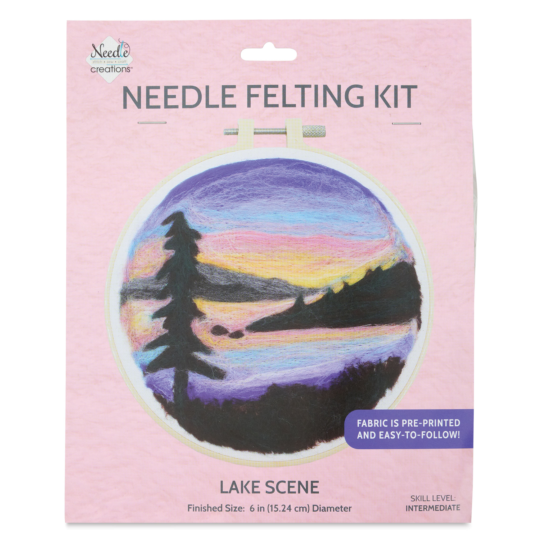 Needle Felting Landscape Kit: Hidden Lake