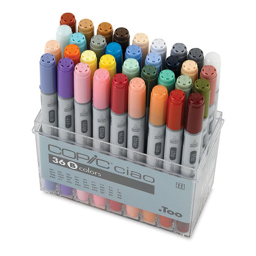 Copic Ciao Double Ended Marker Set - Set B, Set of 36