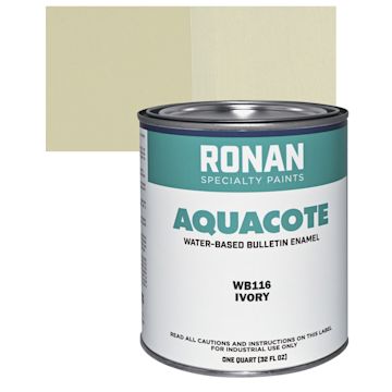 Open in modal - Ronan Aquacote Water-Based Acrylic Color - Ivory, Quart and swatch