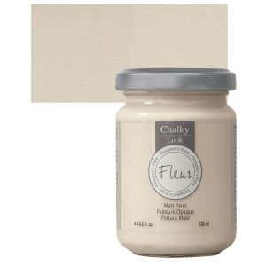 Fleur Chalky Look Paint - Cream Love, 4.4 oz jar
