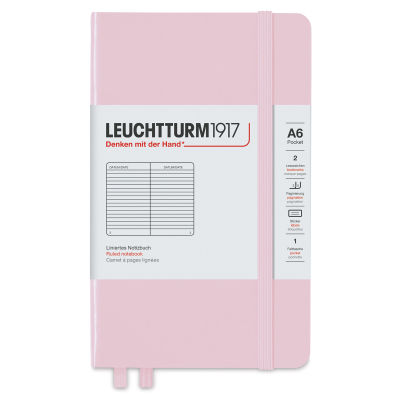 Leuchtturm1917 Ruled Hardbound Notebook - Powder, 3-1/2" x 6"