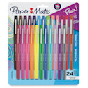 Paper Mate Flair Guard Pen - Tropical Colors, Medium Tip, Set of 24