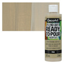 DecoArt Fluid Art Ready-To-Pour Acrylic - Beige, 8 oz Bottle