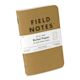 Field Notes Original Kraft 3-Pack Notebooks - Ruled, 3-1/2" x 5-1/2", 48 Pages