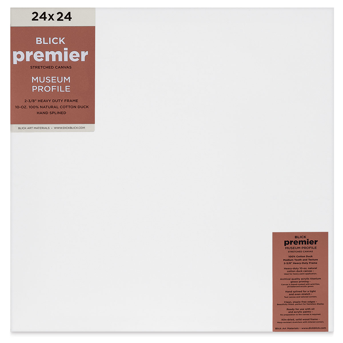 Blick Premier Stretched Cotton Canvas - Gallery Profile, Splined, 18 x 24