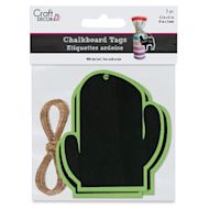 Craft Decor Wood Chalk Tags